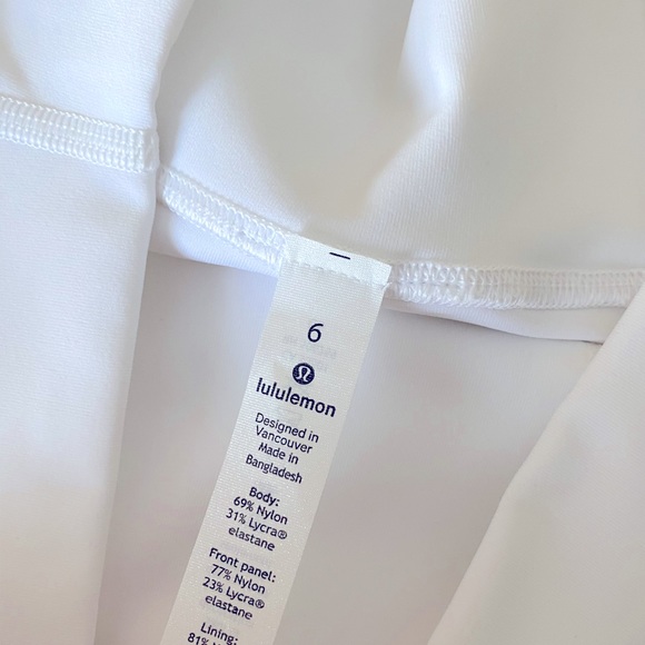 Lululemon Athletica NWT White Wunder Under HR 21” - Picture 7 of 10